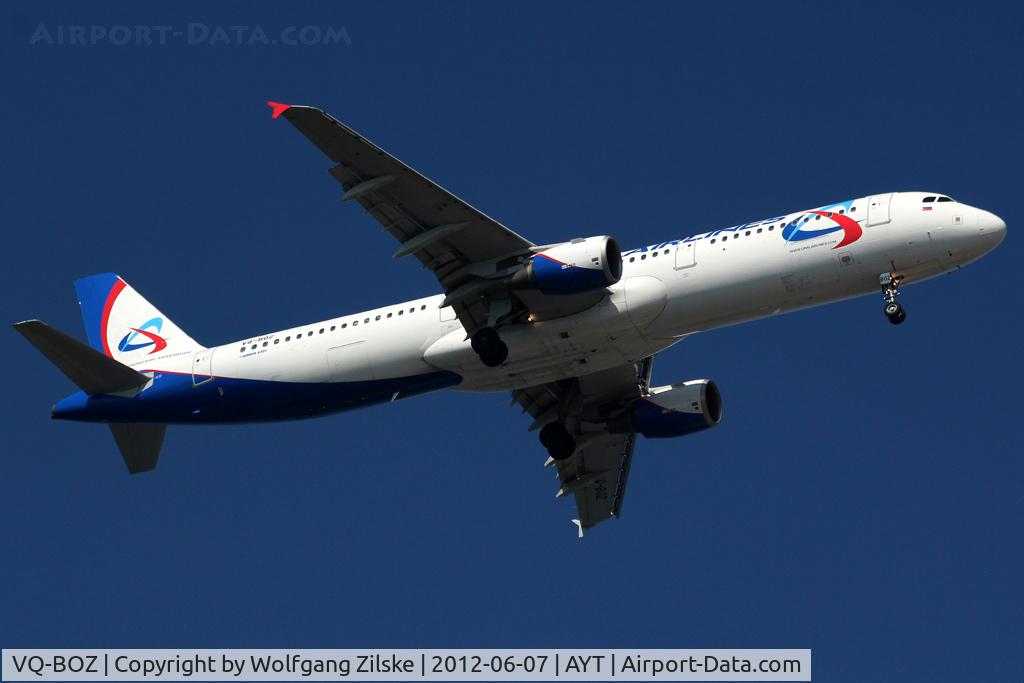 VQ-BOZ, 2003 Airbus A321-211 C/N 2117, visitor