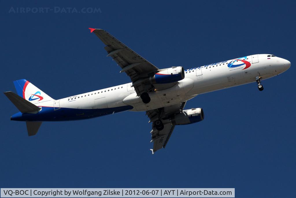 VQ-BOC, 2000 Airbus A321-231 C/N 1199, visitor