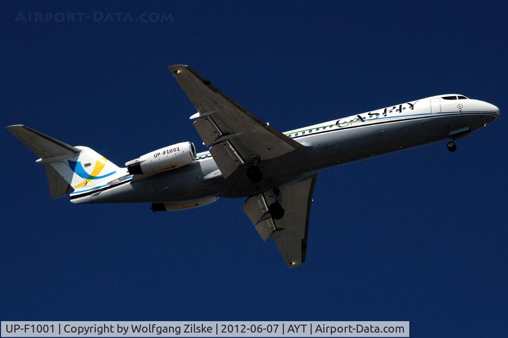 UP-F1001, 1992 Fokker 100 (F-28-0100) C/N 11384, visitor
