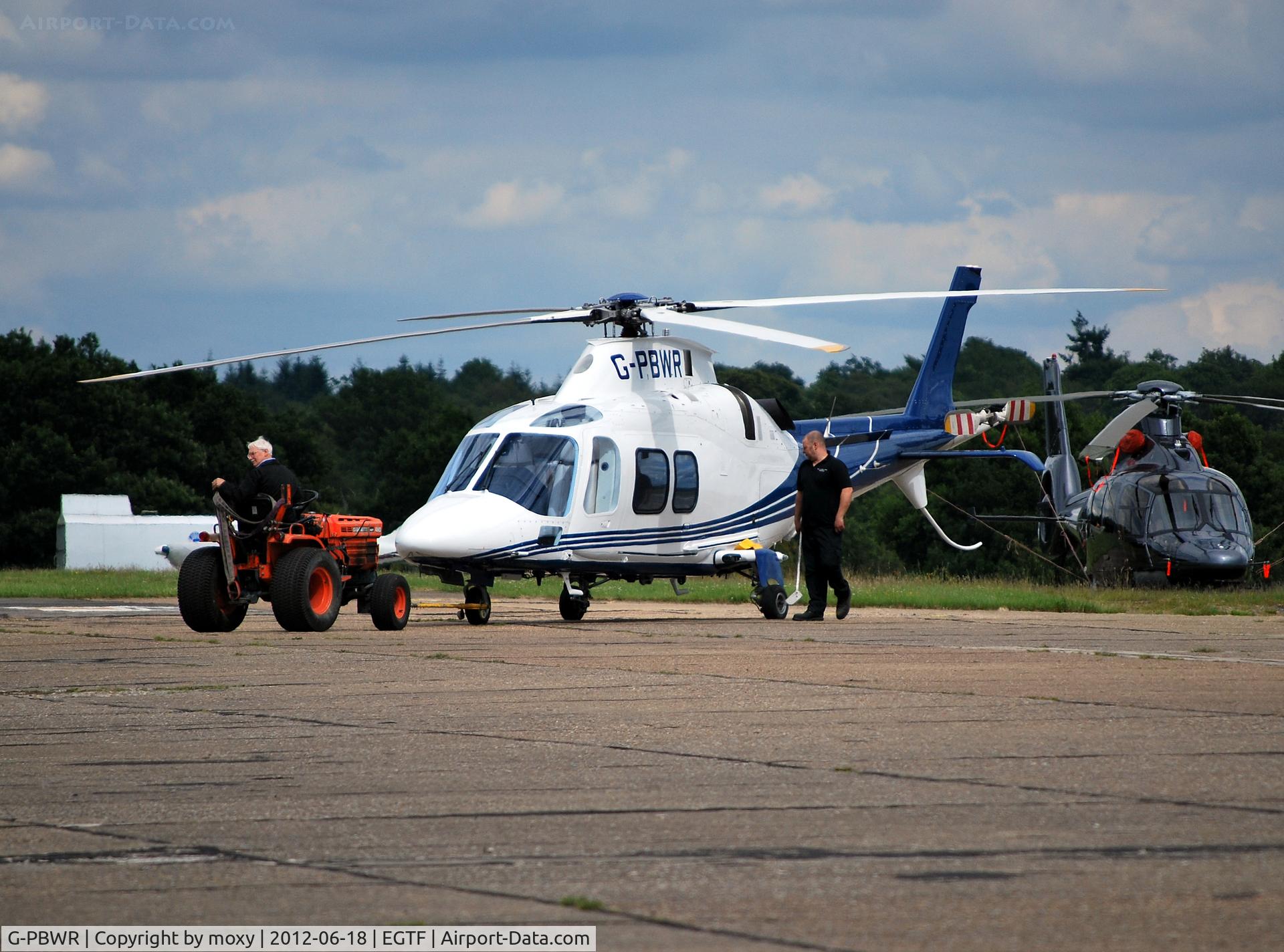 G-PBWR, 2007 Agusta A-109S Grand C/N 22050, Agusta A109S at Fairoaks. Ex N35AG