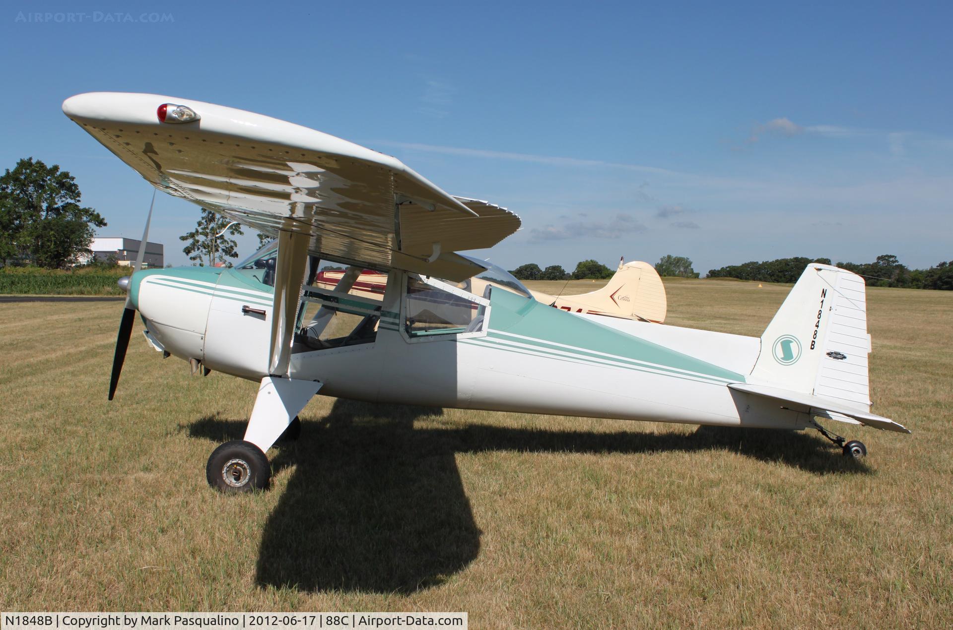 N1848B, Luscombe T-8F Silvaire C/N 6275, Luscombe T-8F