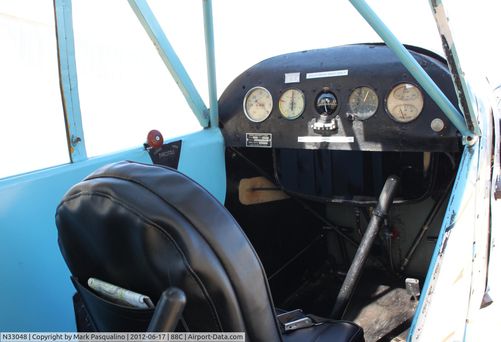 N33048, 1940 Piper J3C-65 Cub Cub C/N 20468, Piper J3C-65