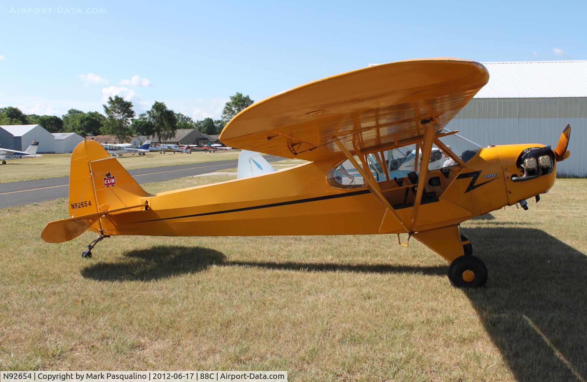 N92654, 1946 Piper J3C-65 Cub Cub C/N 17027, Piper J3C-65