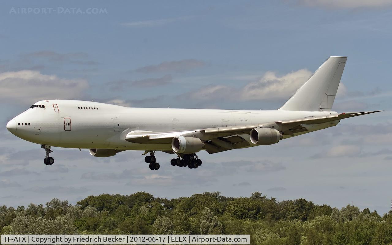 TF-ATX, 1987 Boeing 747-236B C/N 23711, on final RW24