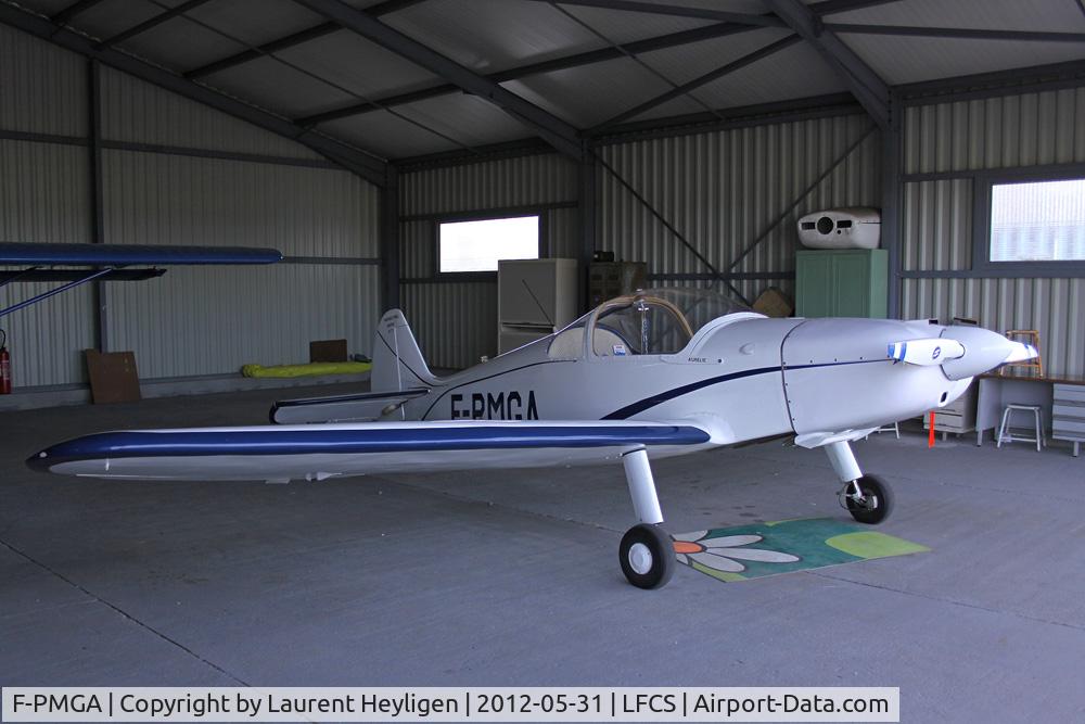 F-PMGA, 1998 Nicollier HN-700 Menestrel II C/N 71, In hangar at Bordeaux-Saucats