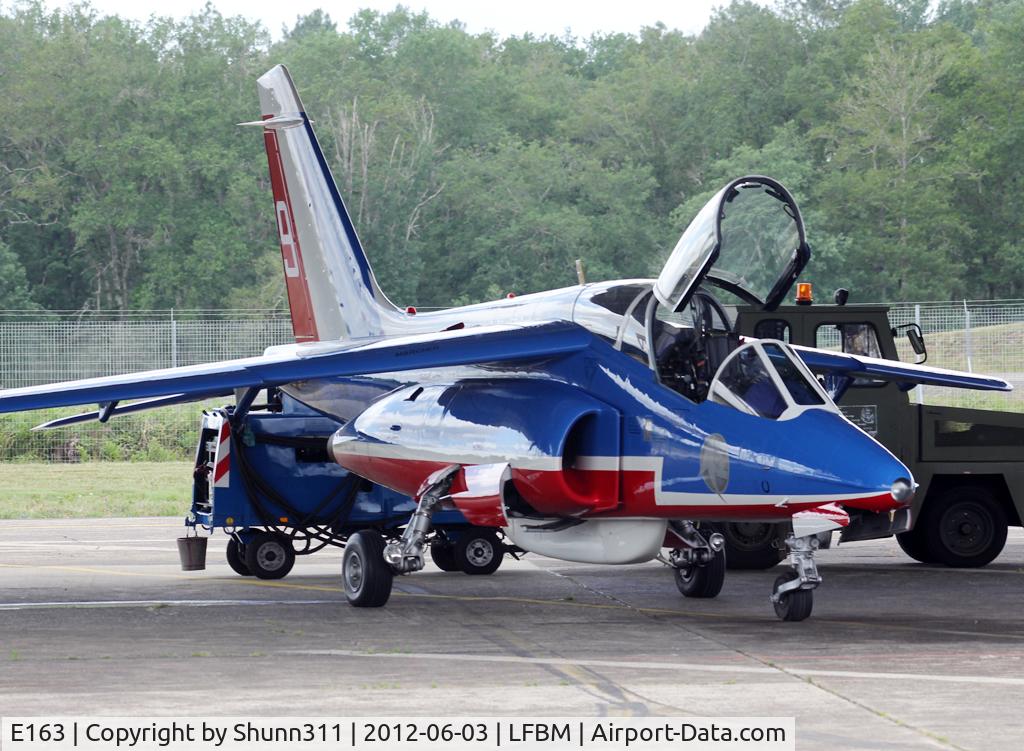 E163, Dassault-Dornier Alpha Jet E C/N E163, Used as spare during LFBM Open Day 2012...