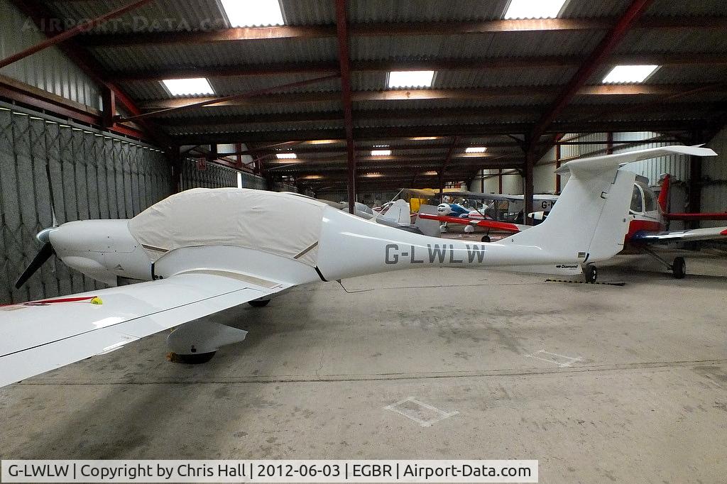G-LWLW, 2003 Diamond DA-40D Diamond Star C/N D4.052, at Breighton Aerodrome, North Yorkshire