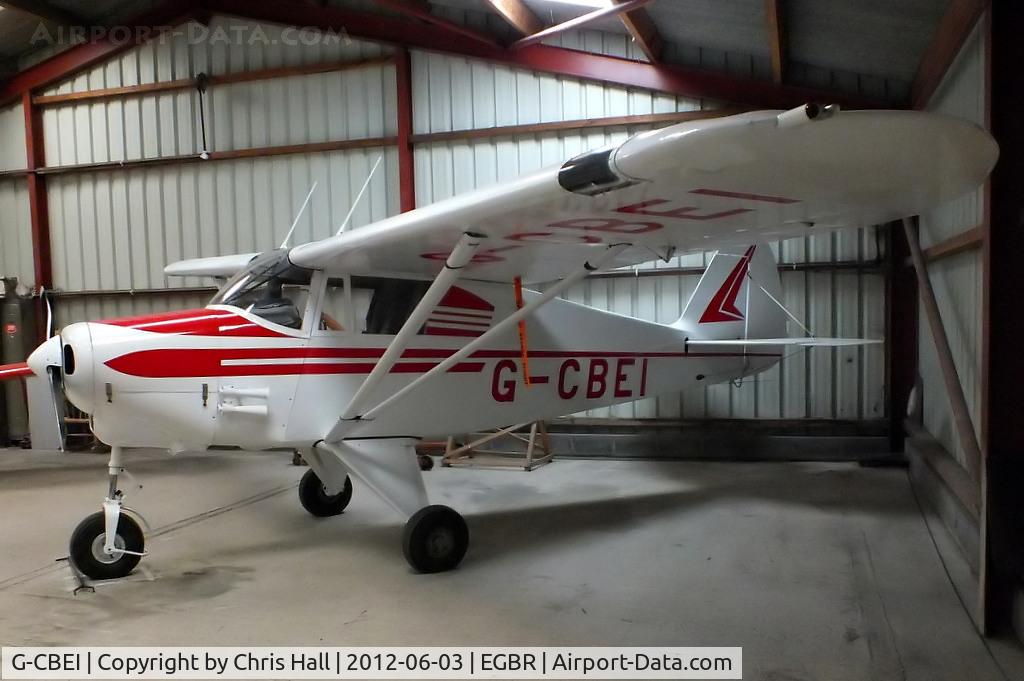 G-CBEI, 1961 Piper PA-22-108 Colt Colt C/N 22-9136, at Breighton Aerodrome, North Yorkshire