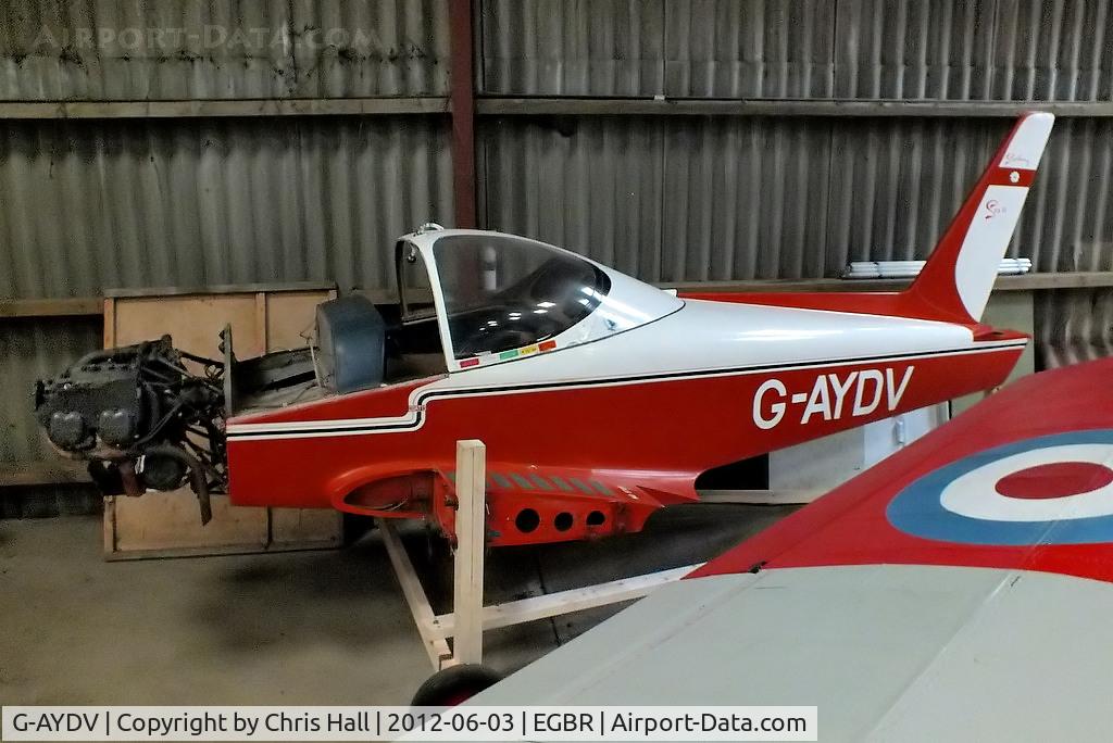 G-AYDV, 1974 Coates Swalesong SA.II Srs.1 C/N PFA 1353, at Breighton Aerodrome, North Yorkshire