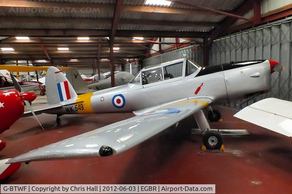 G-BTWF, 1951 De Havilland DHC-1 Chipmunk T.10 C/N C1/0564, at Breighton Aerodrome, North Yorkshire