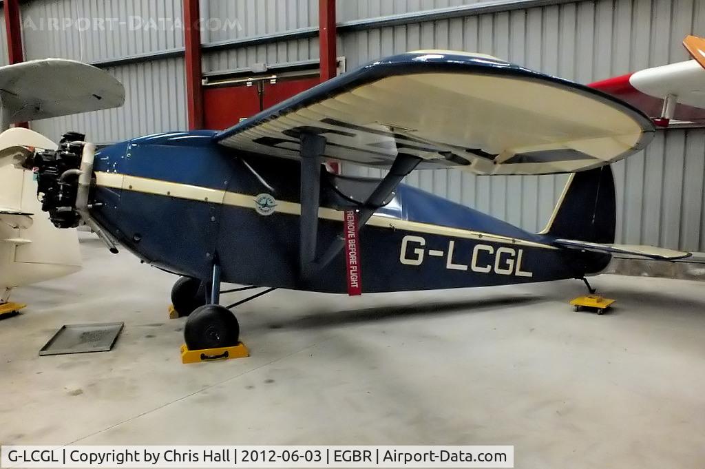 G-LCGL, 1993 Comper CLA7 Swift Replica C/N PFA 103-11089, at Breighton Aerodrome, North Yorkshire