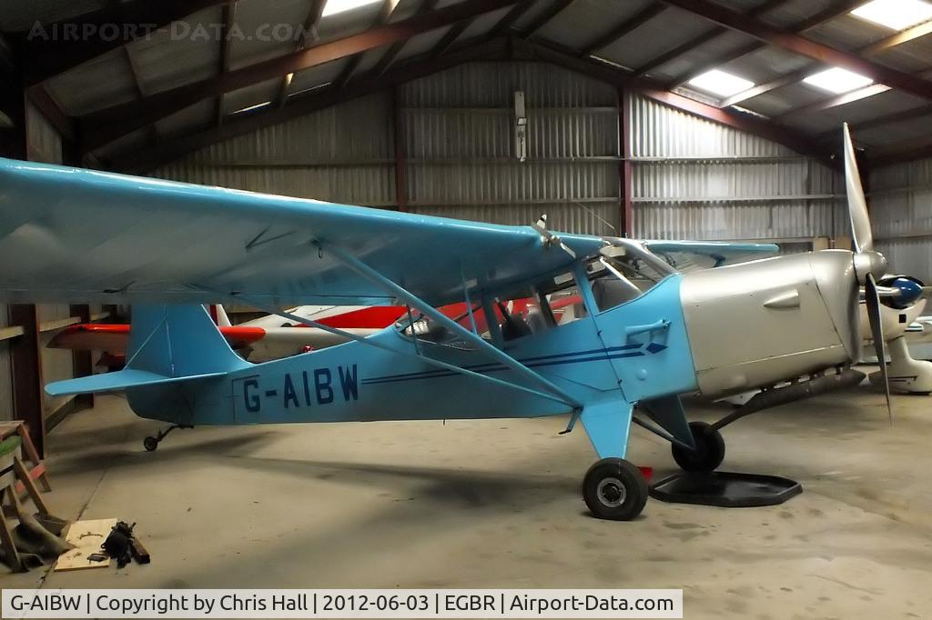 G-AIBW, 1946 Auster J-1N Alpha C/N 2158, at Breighton Aerodrome, North Yorkshire