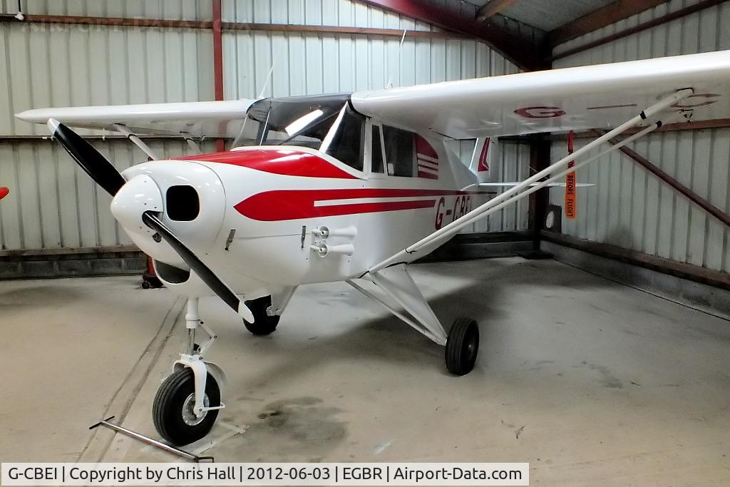 G-CBEI, 1961 Piper PA-22-108 Colt Colt C/N 22-9136, at Breighton Aerodrome, North Yorkshire