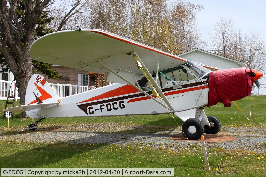 C-FDCG, 1970 Piper PA-18-150 Super Cub C/N 18-8896, Parking