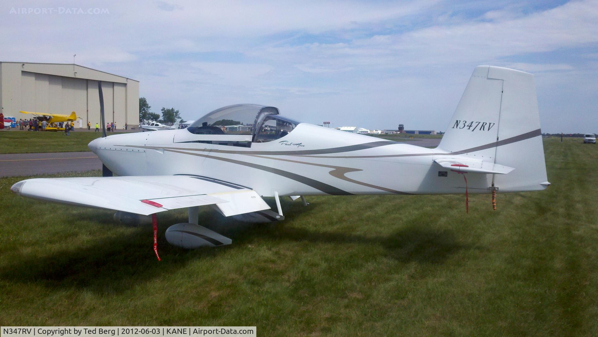 N347RV, 2007 Vans RV-7A C/N 70345, At Discover Aviation Days 2012