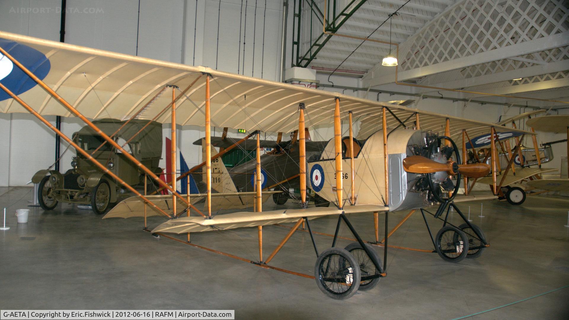 G-AETA, Caudron G.3 C/N 7487, 3. 3066 now in the new Grahame-White Factory Building at RAF Museum, Hendon. 