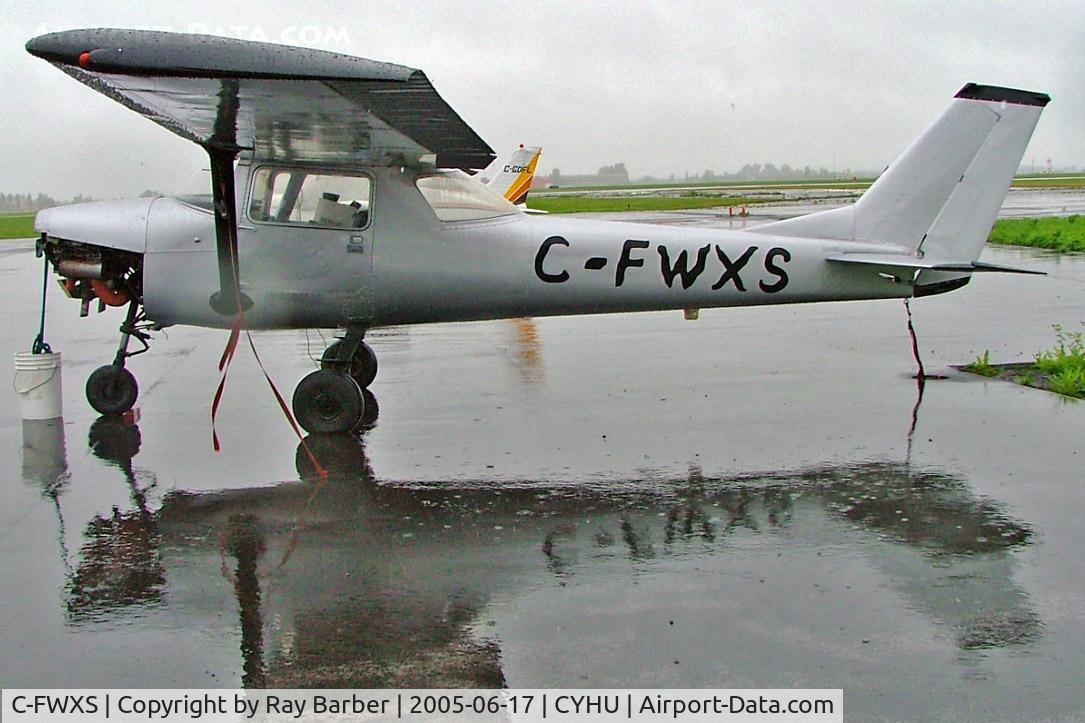 C-FWXS, 1968 Cessna 150H C/N 15068286, Taken under very wet conditions.