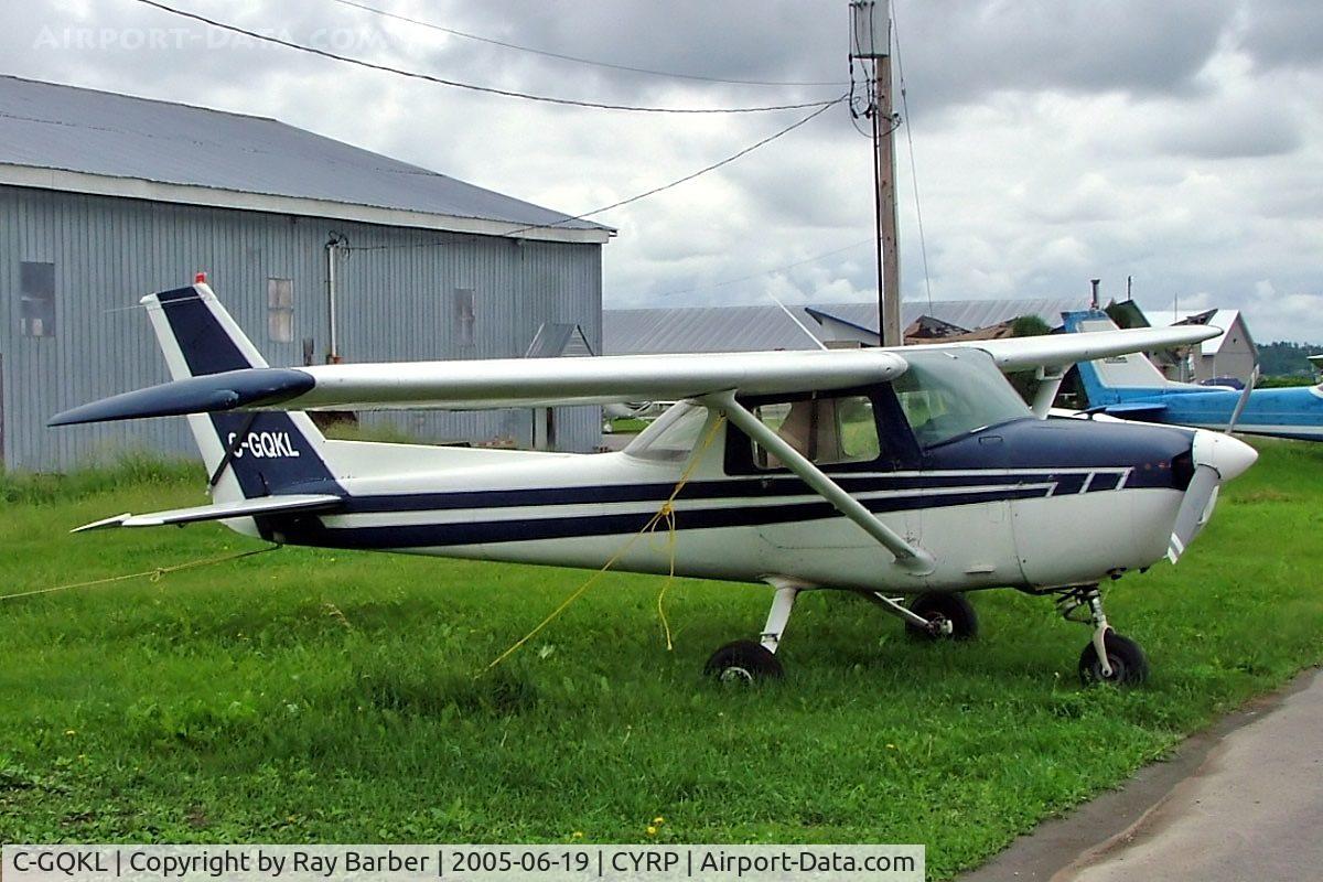C-GQKL, 1975 Cessna 150M C/N 15076897, Parked here.