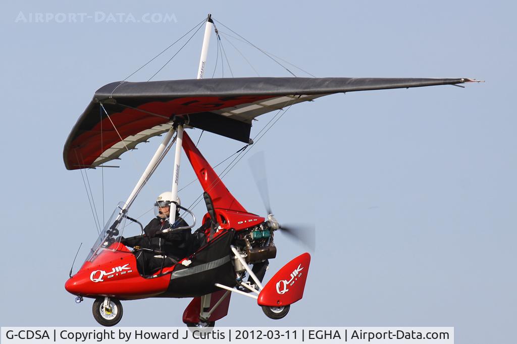 G-CDSA, 2005 P&M Aviation Pegasus Quik C/N 8144, Privately owned.