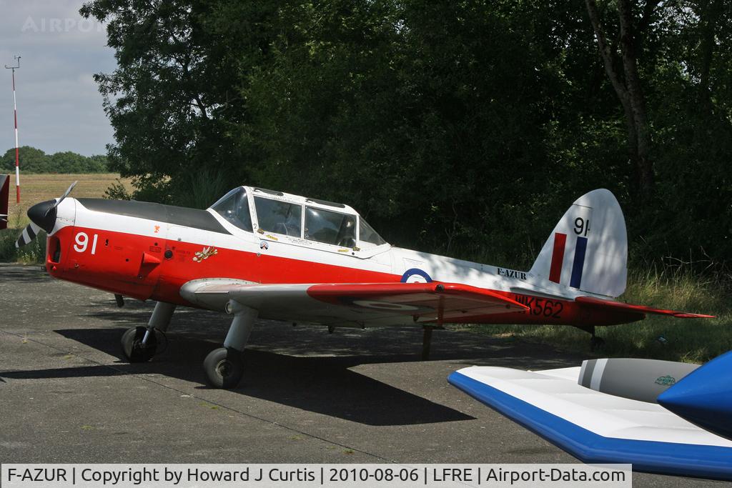 F-AZUR, De Havilland DHC-1 Chipmunk T.10 C/N C1/0580, Painted as WK562.