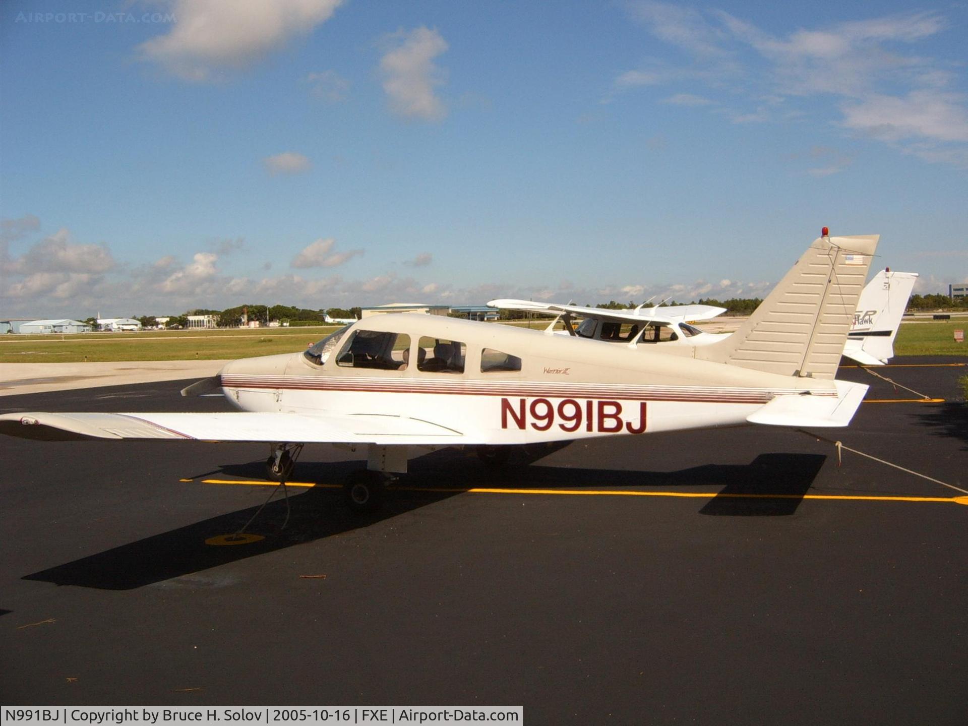 N991BJ, 1986 Piper PA-28-161 Cherokee Warrior II C/N 28-16008, I spent many hours in this plane for my flight training