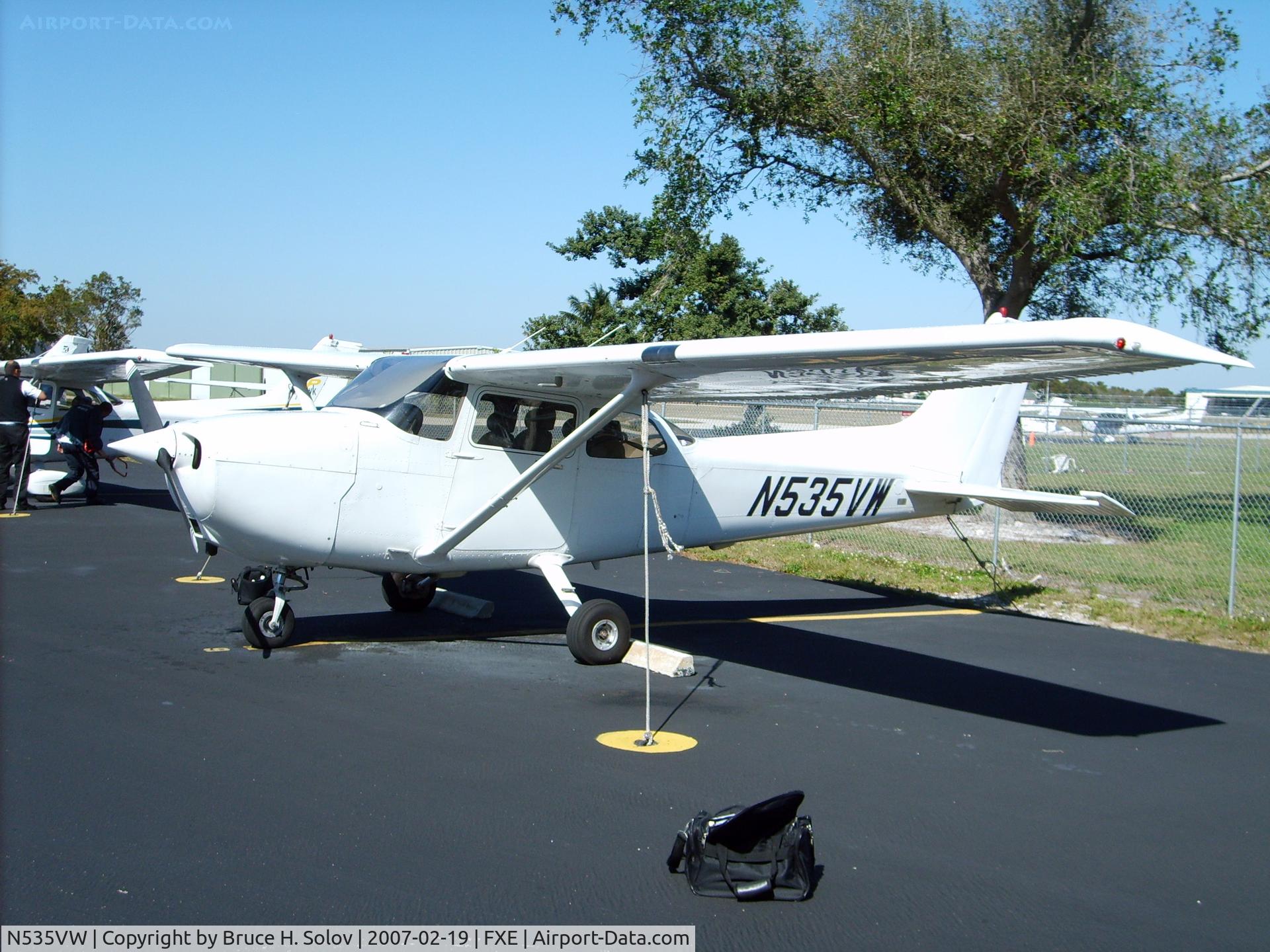 N535VW, 2000 Cessna 172S C/N 172S8384, Took a flight lesson in this plane