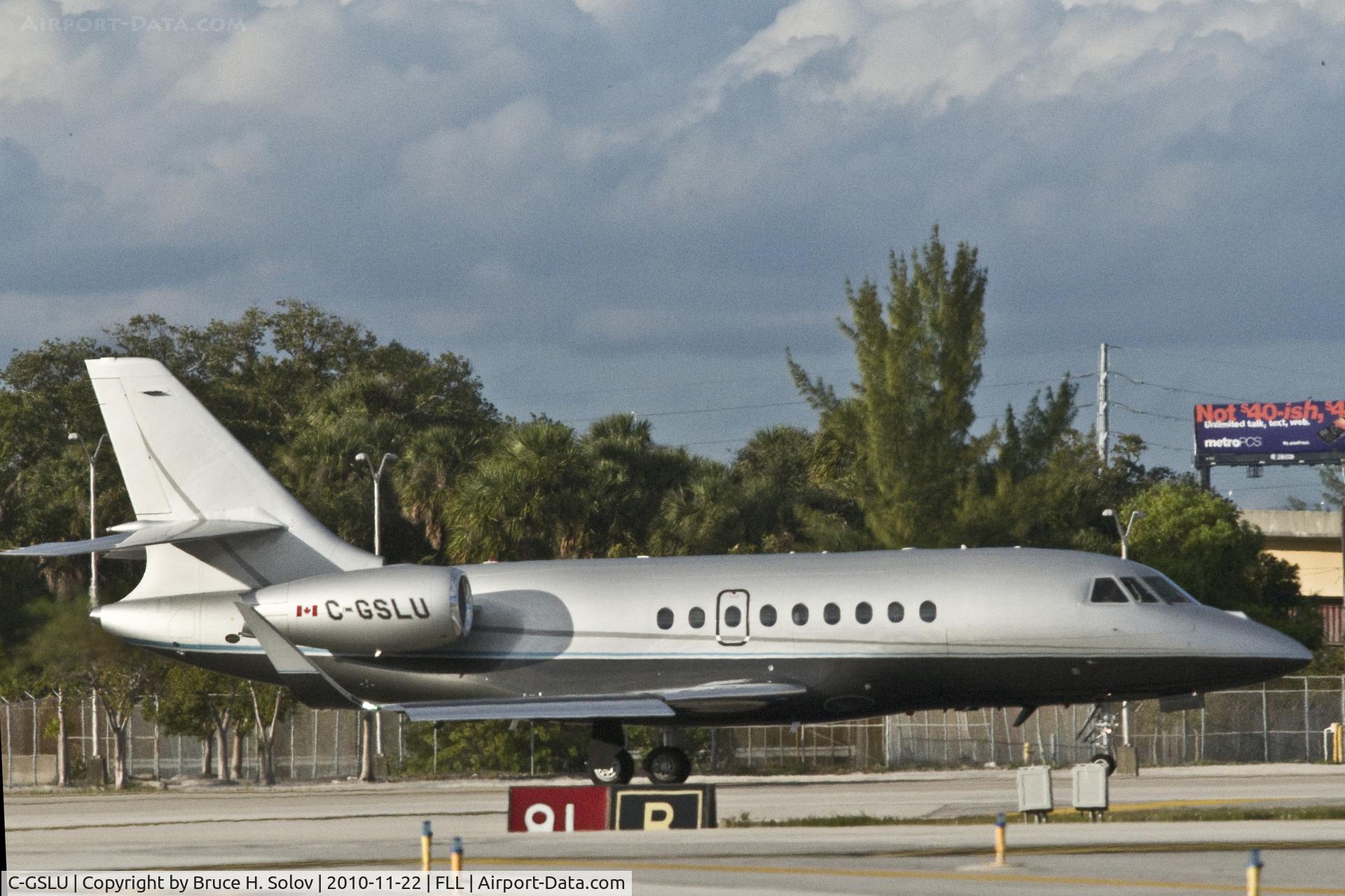 C-GSLU, 2008 Dassault Falcon 2000EX C/N 167, Very cool Falcon jet