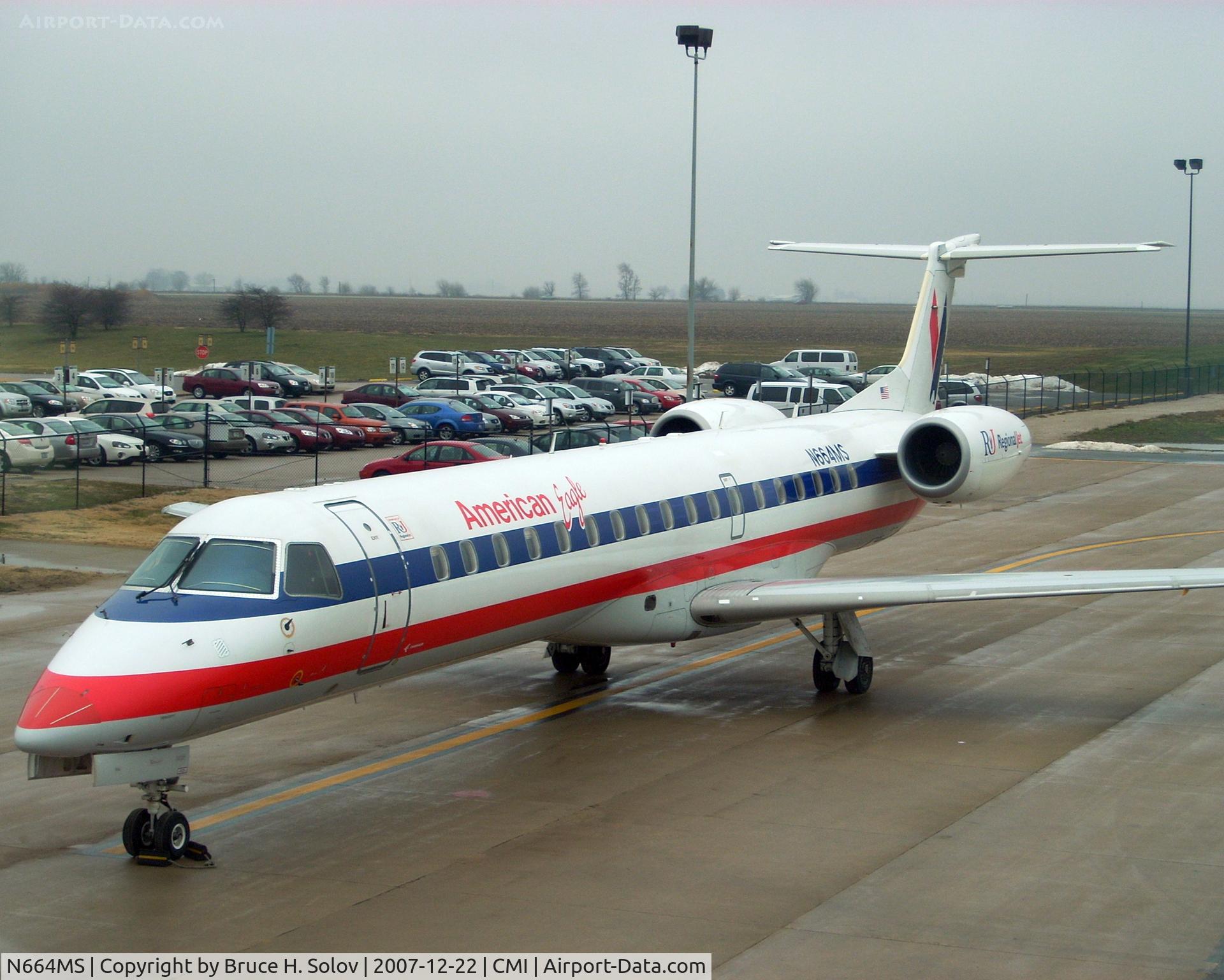 N664MS, 2004 Embraer ERJ-145LR (EMB-145LR) C/N 145779, American Eagle EMB-145LR