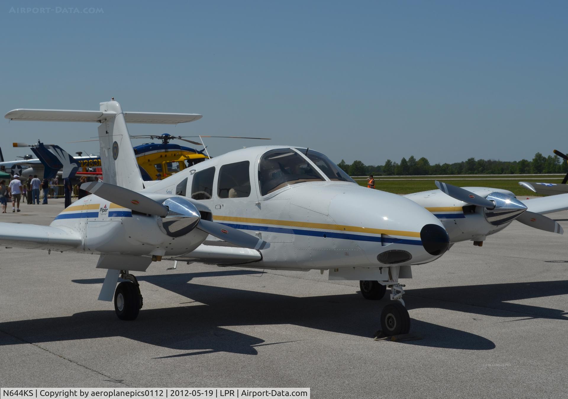 N644KS, 2006 Piper PA-44-180 Seminole C/N 4496220, N644KS seen on display at KLPR.