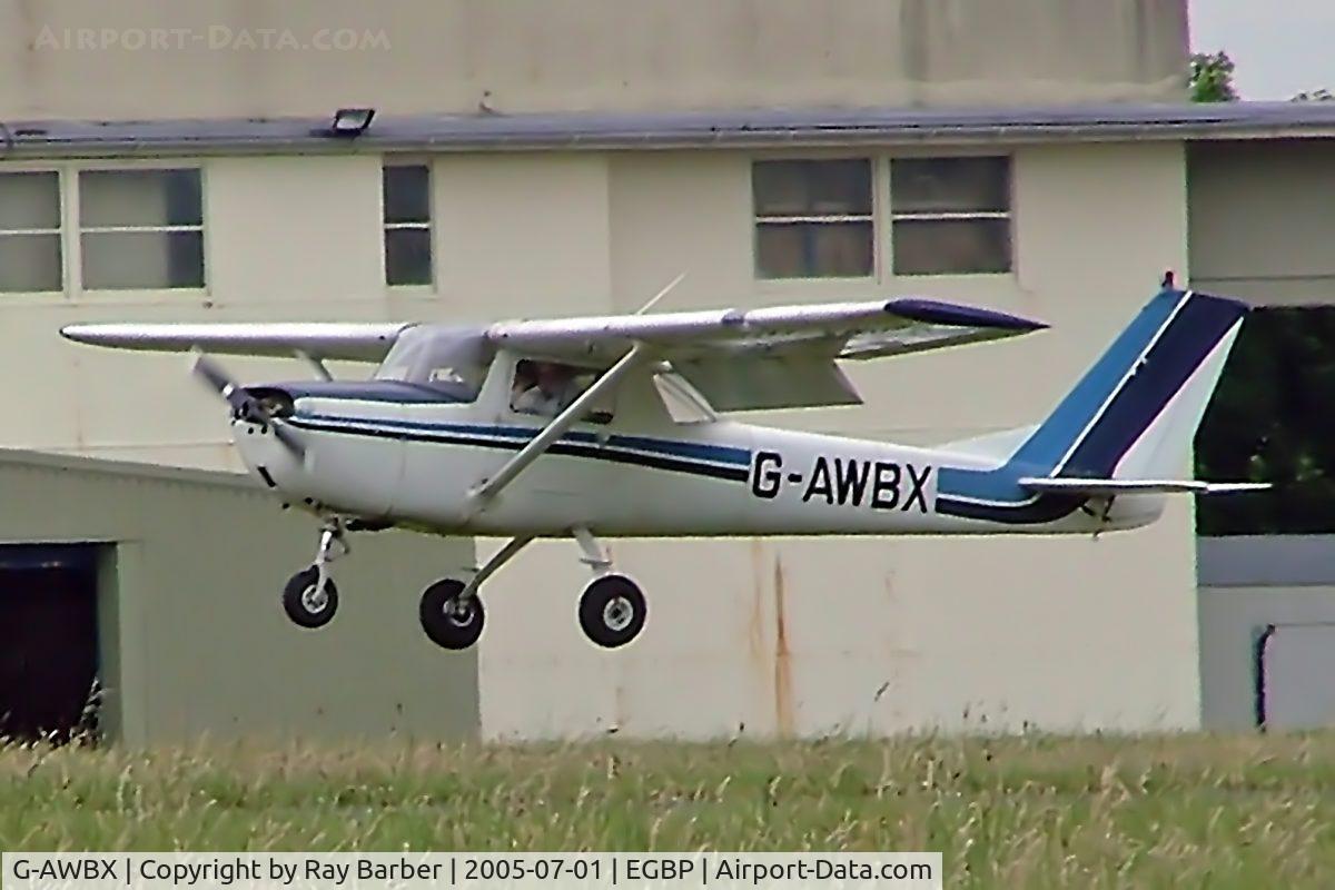 G-AWBX, 1968 Reims F150H C/N 0286, Seen landing.
