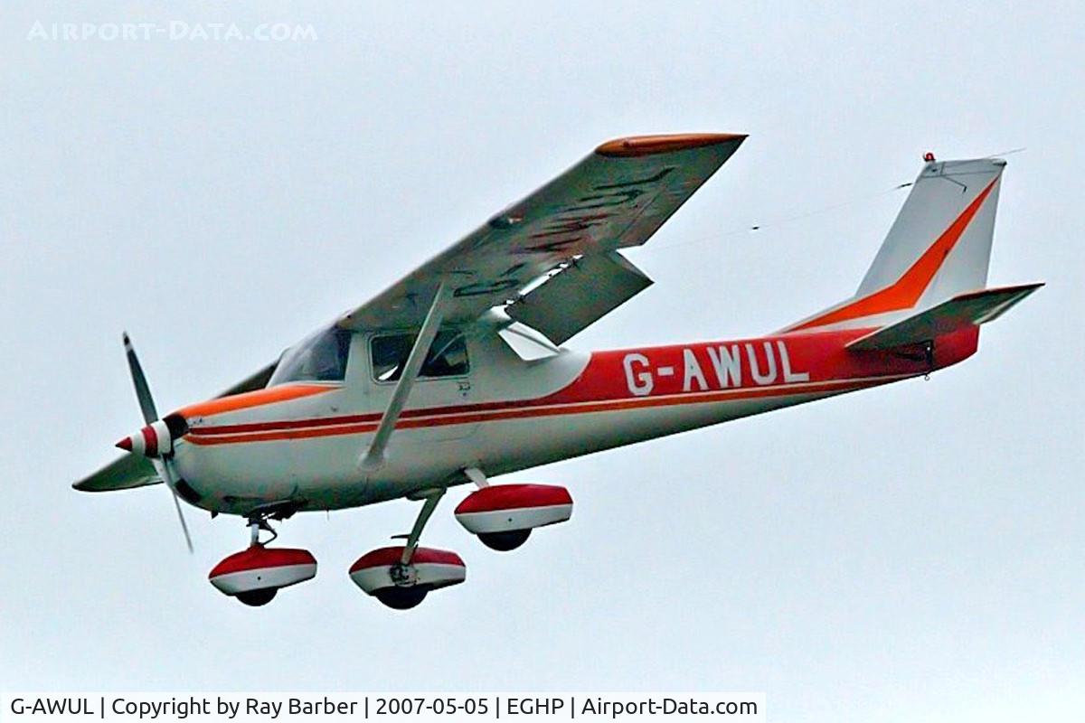 G-AWUL, 1968 Reims Cessna F150H C/N 0346, Taken on approach.