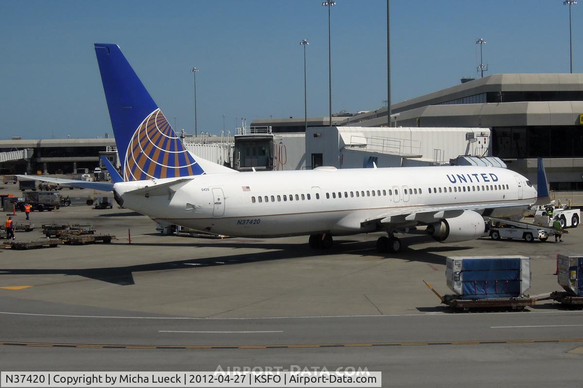 N37420, 2008 Boeing 737-924/ER C/N 33457, At San Francisco