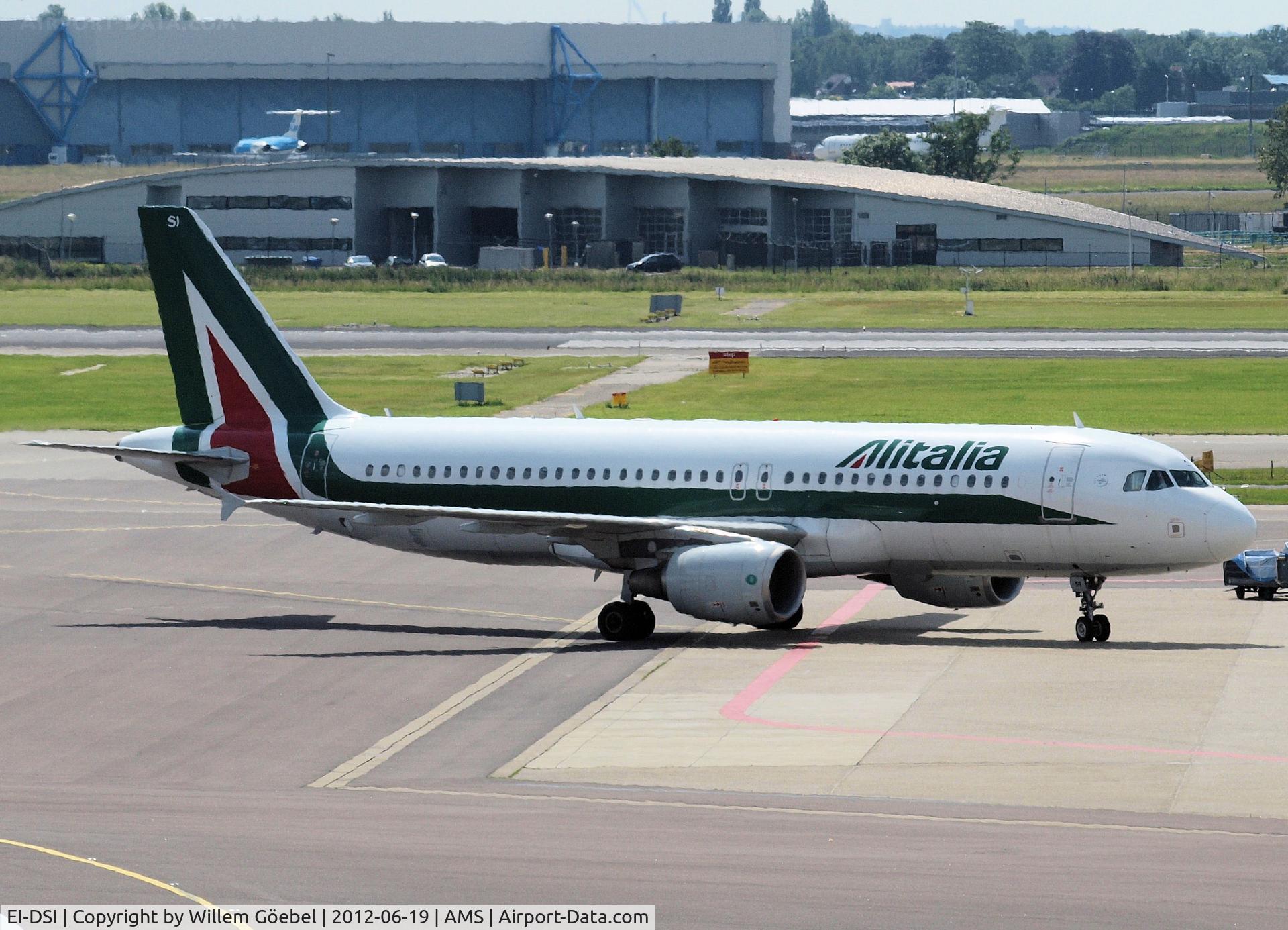 EI-DSI, 2007 Airbus A320-216 C/N 3213, Taxi to the gate of Schiphol Airport
