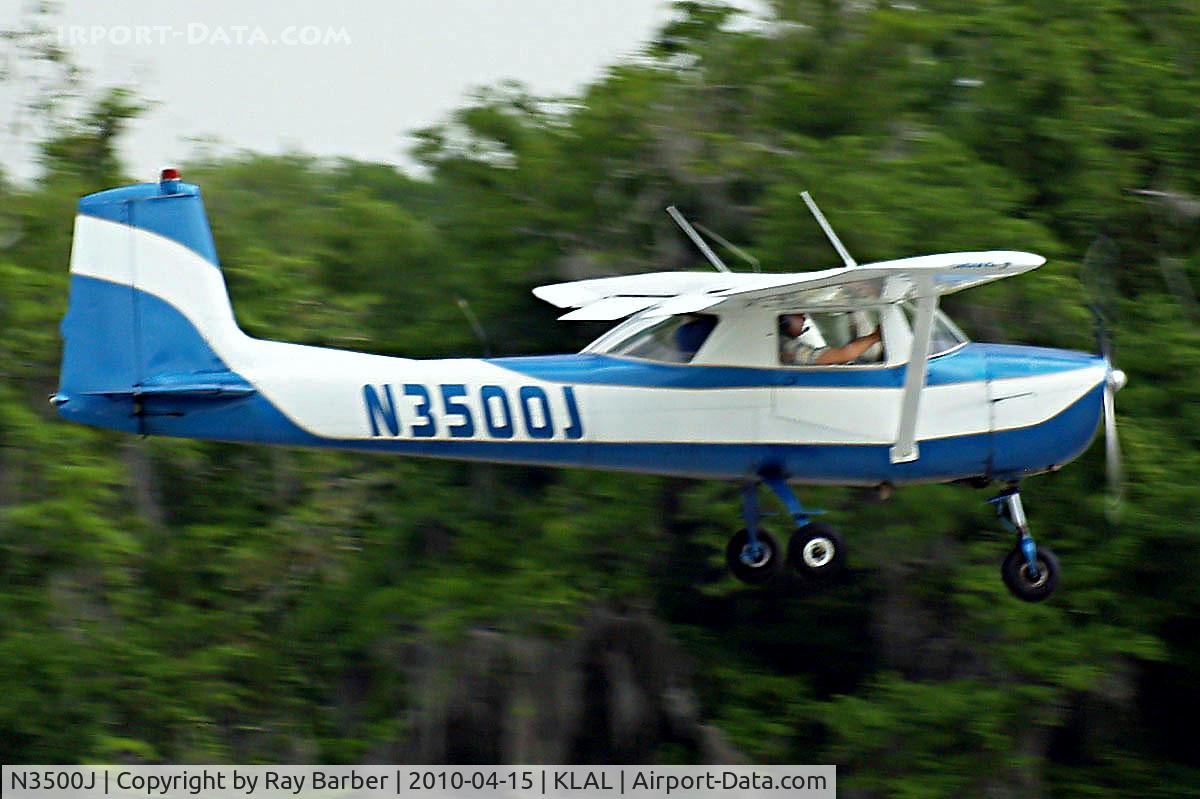 N3500J, 1965 Cessna 150E C/N 15061200, About to land.