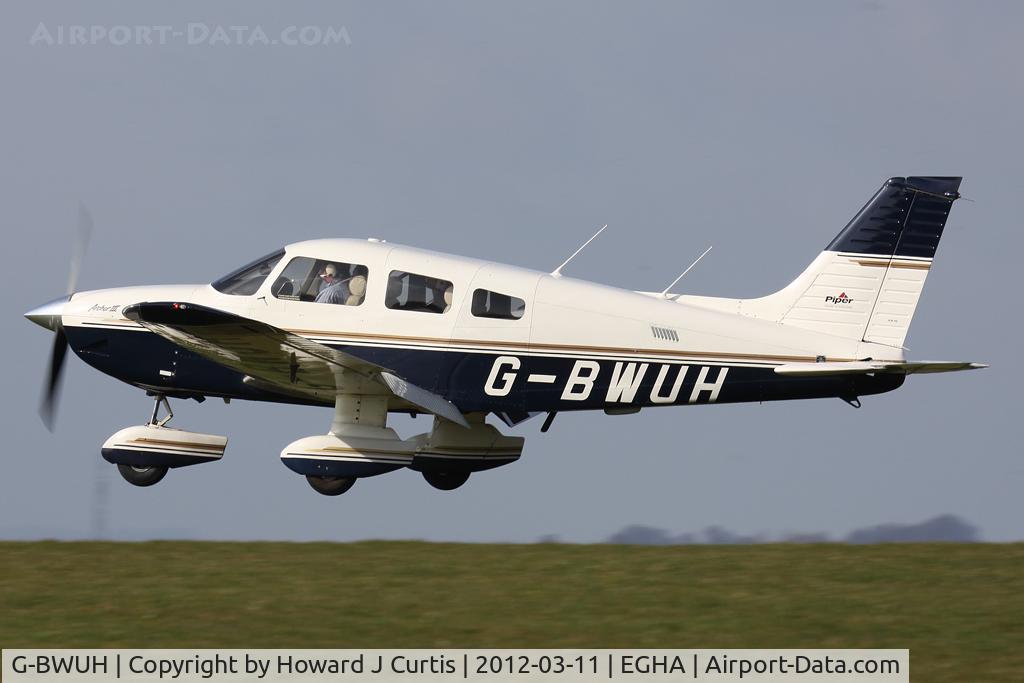 G-BWUH, 1996 Piper PA-28-181 Cherokee Archer III C/N 2843048, Privately owned.