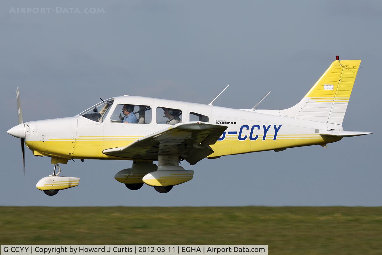 G-CCYY, 1989 Piper PA-28-161 Cherokee Warrior II C/N 2816094, Privately owned.