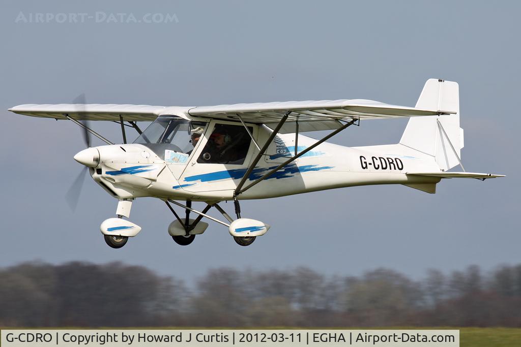 G-CDRO, 2005 Comco Ikarus C42 FB80 C/N 0507-6750, Privately owned.