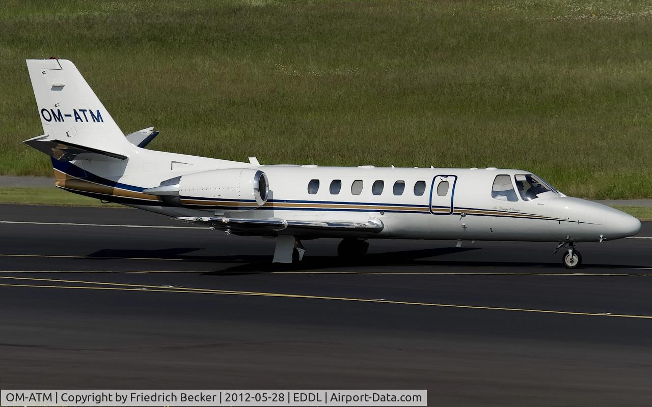 OM-ATM, 2004 Cessna 560 Citation Encore C/N 560-0665, taxying to the active