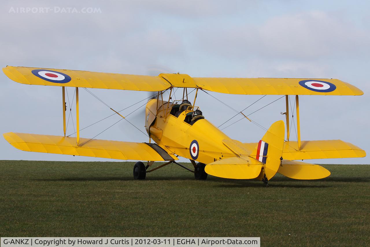 G-ANKZ, 1938 De Havilland DH-82A Tiger Moth II C/N 3803, Painted as N-6466, a resident here.