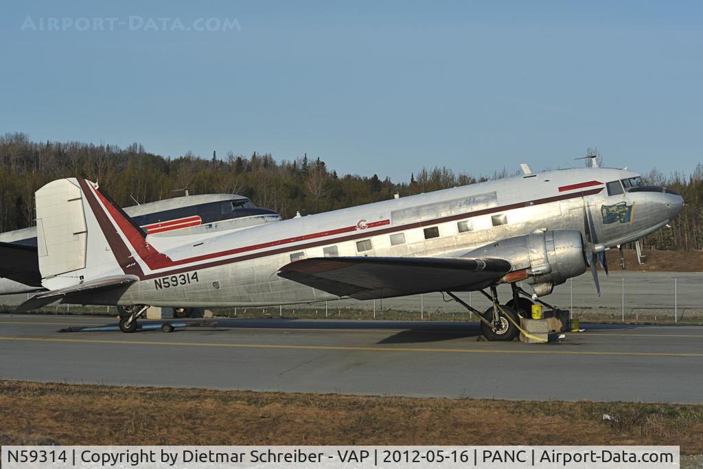 N59314, 1943 Douglas DC-3C (C-47A-5-DK) C/N 12363, Douglas DC3