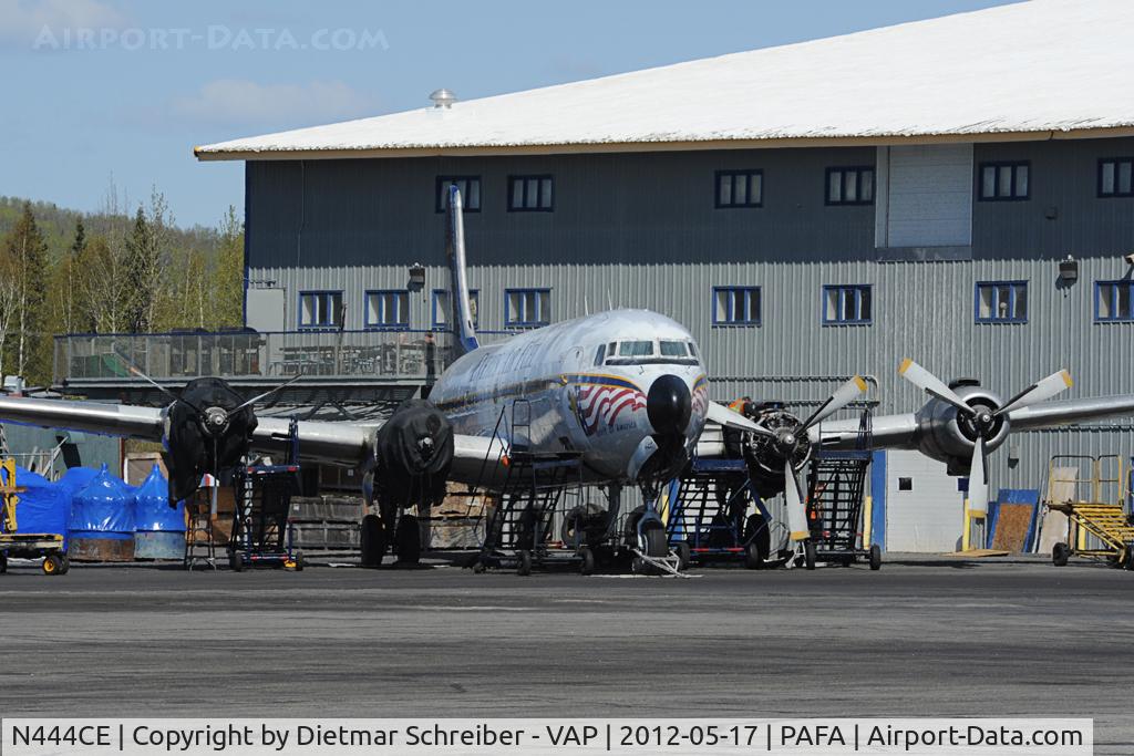N444CE, 1958 Douglas DC-6B C/N 45478, Everts Air DC6