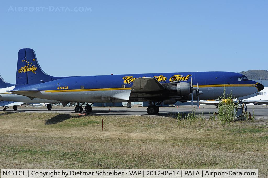 N451CE, 1953 Douglas R6D-1 (DC-6A) C/N 43712, Everts Air DC6