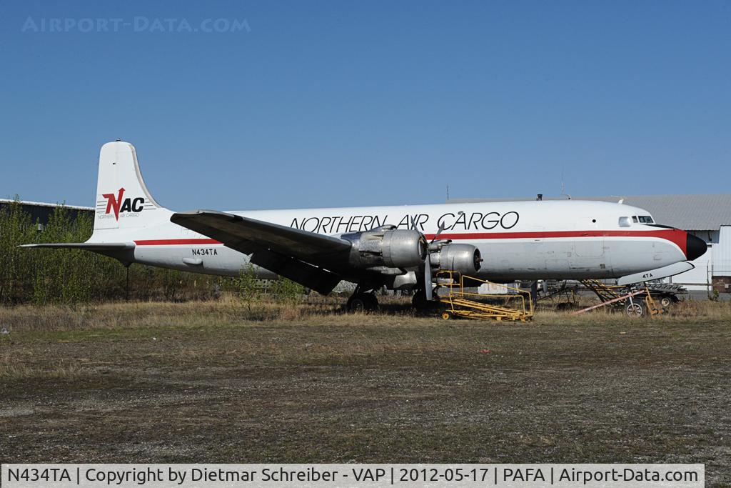 N434TA, 1954 Douglas DC-6B C/N 44-434, Northern Air Cargo DC6