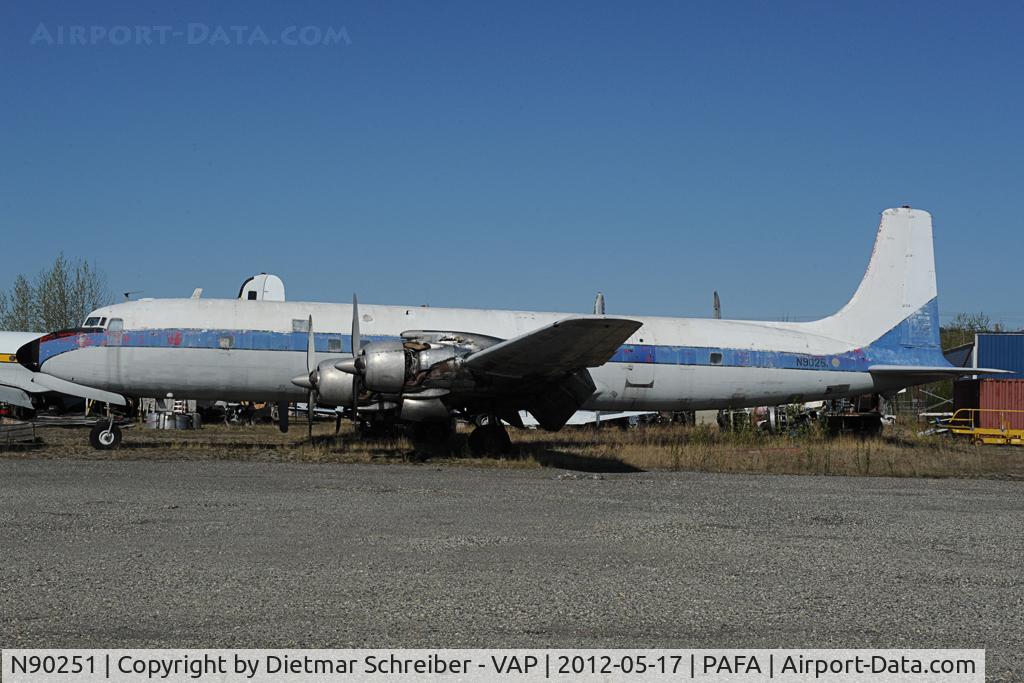 N90251, 1958 Douglas DC-7C Seven Seas C/N 45367, Brooks DC7