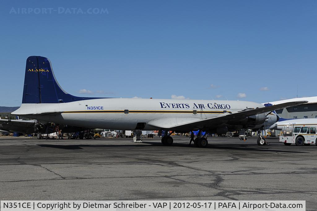 N351CE, 1954 Douglas C-118A Liftmaster (DC-6A) C/N 44599, Everts Air DC6