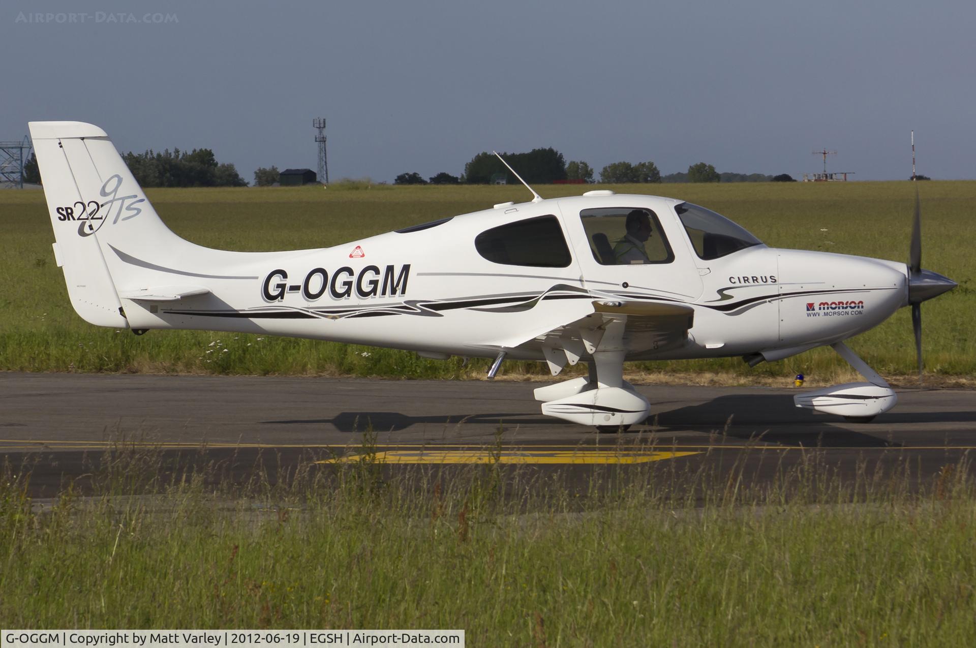 G-OGGM, 2005 Cirrus SR22 GTS C/N 1382, Departing SaxonAir.