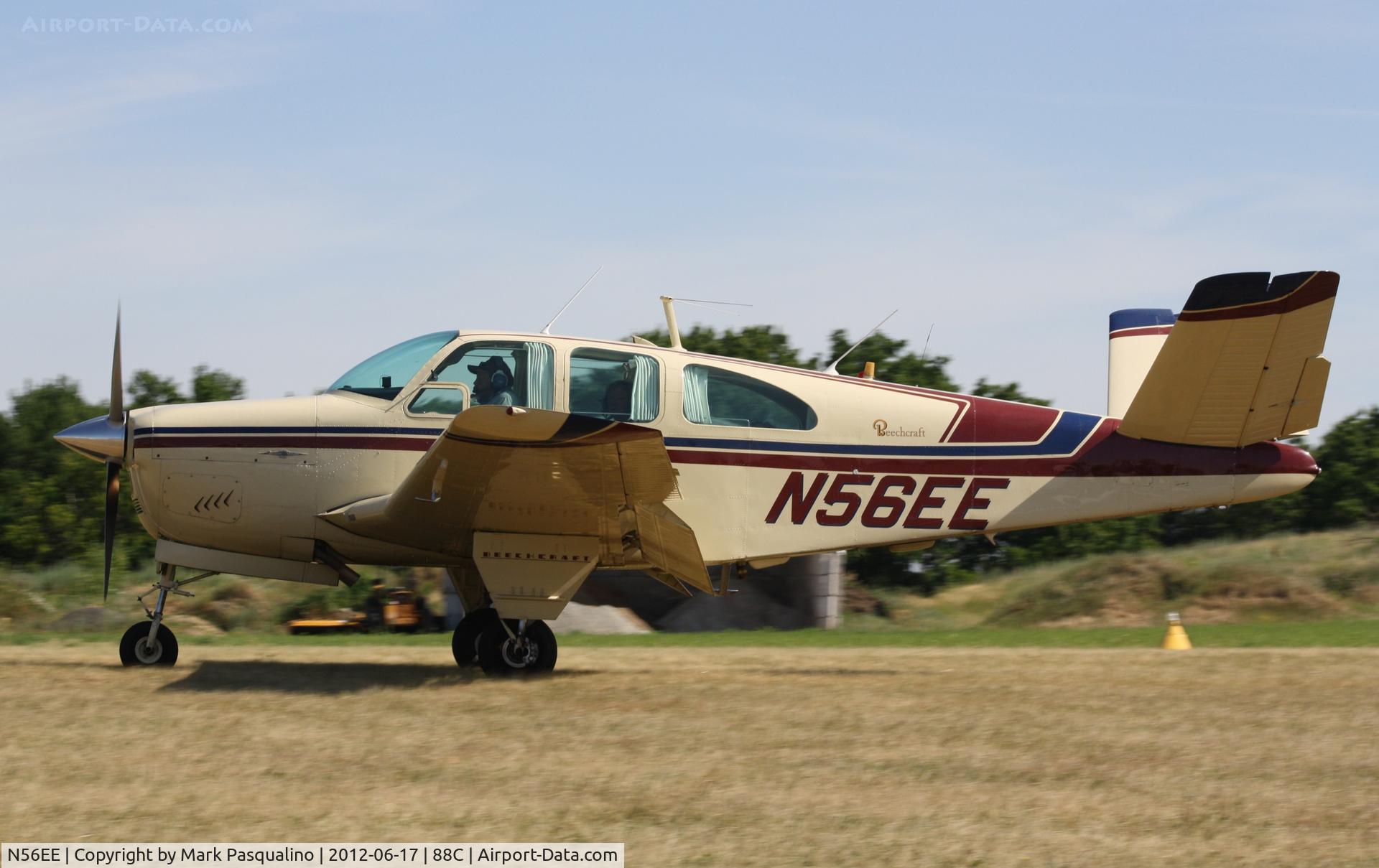N56EE, 1961 Beech N35 Bonanza C/N D-6703, Beech N35