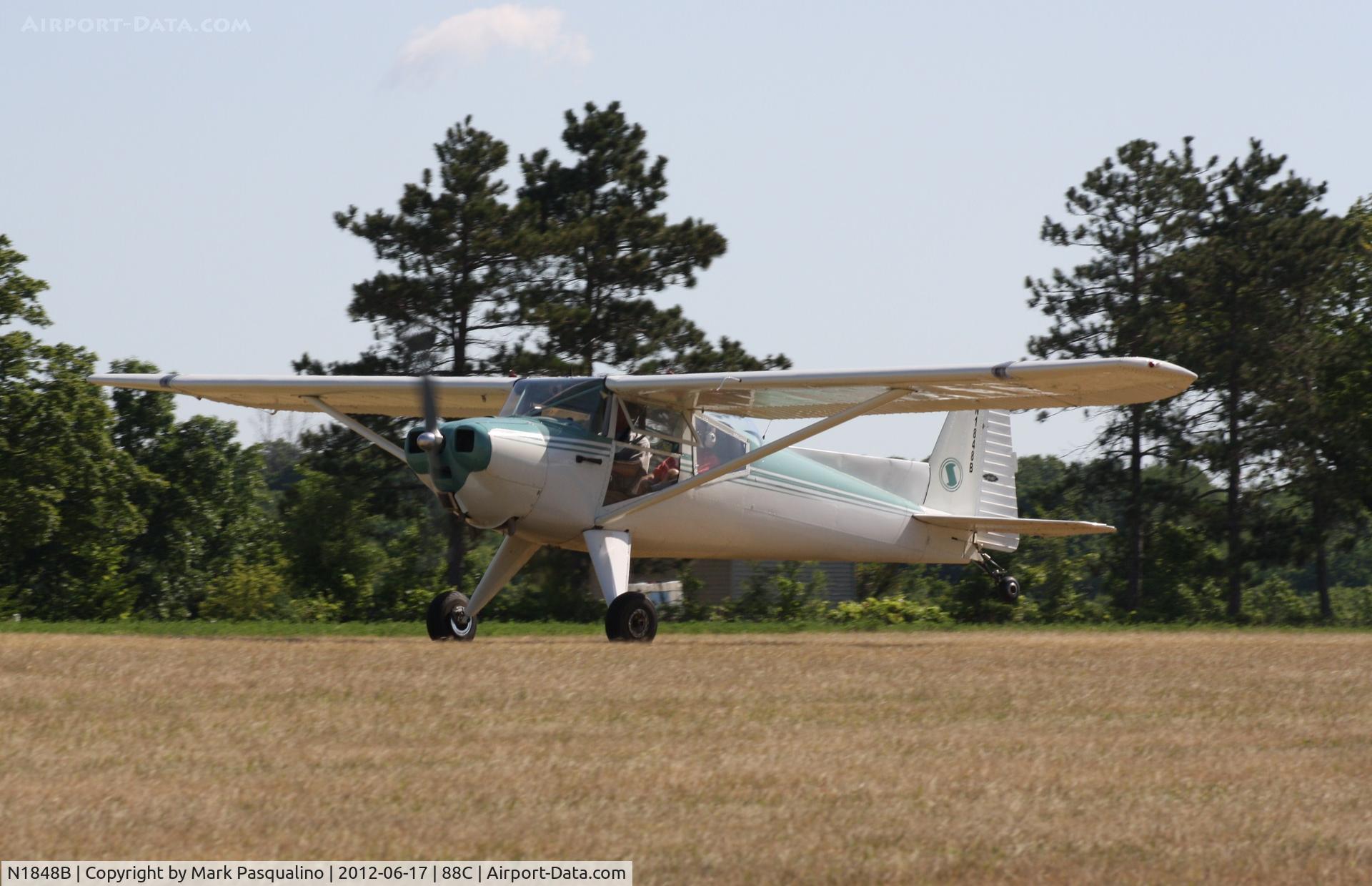 N1848B, Luscombe T-8F Silvaire C/N 6275, Luscoombe T-8F