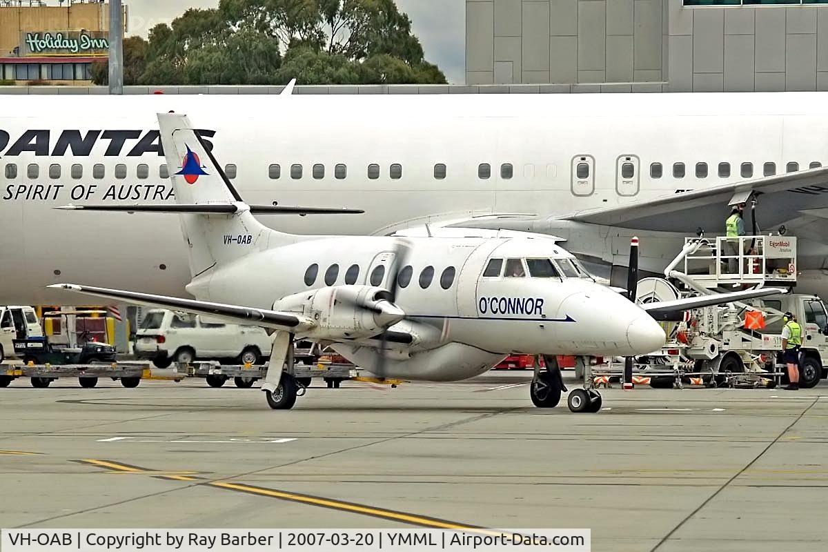 VH-OAB, 1989 British Aerospace Jetstream 3201 C/N 853, BAe Jetstream 3201 [853] (O'Connor Airlines)  Melbourne - International~VH 20/03/2007. Seen here.