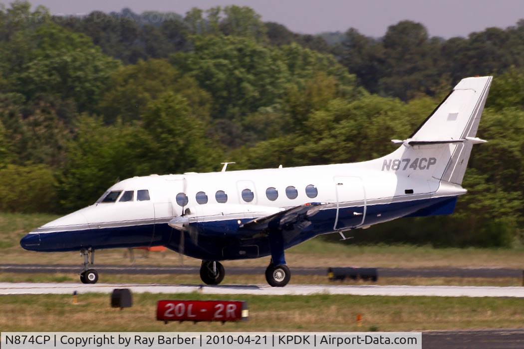 N874CP, 1989 British Aerospace BAe-3201 Jetstream C/N 874, BAe Jetstream 3201 [874] Atlanta-Dekalb Peachtree~N  21/04/2010. Seen here.
